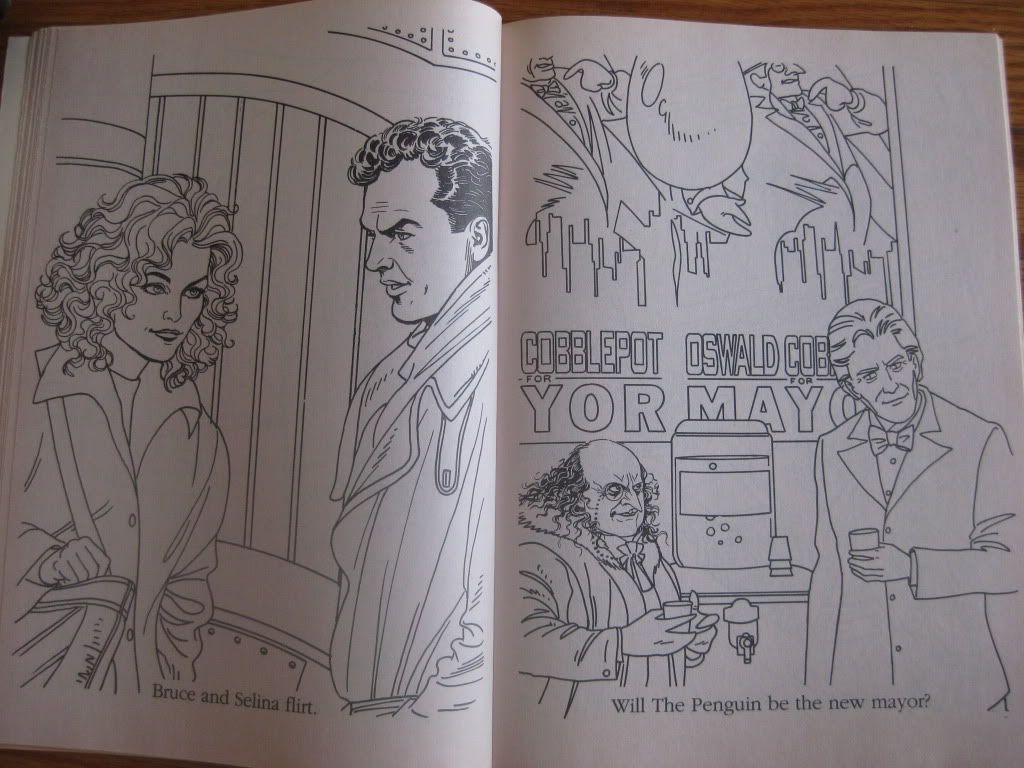 Batman Returns Coloring Books Page 7